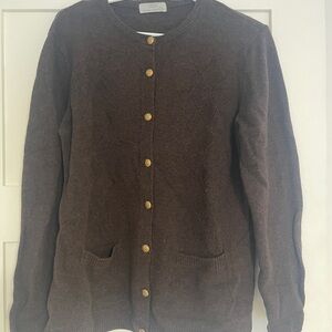 Marks & Spencer Brown Cardigan Sweater